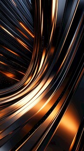 金属流光曲线 炫酷视觉