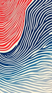 红蓝渐变线条动感抽象图案