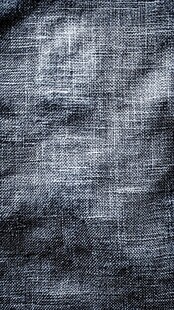 深灰亚麻布纹理特写