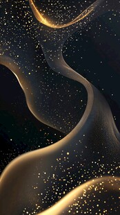 梦幻黑金流沙质感背景图