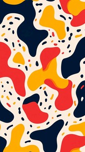 抽象多彩流体图案背景