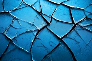 蓝色裂纹纹理背景图案