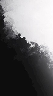 黑白水墨风光影抽象画