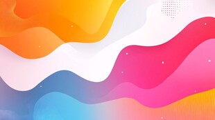 多彩流体渐变抽象背景图