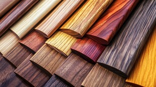 多彩木线条展示多样质感