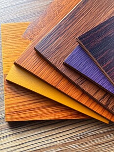 多彩木纹板材展示