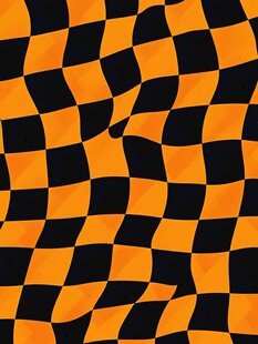 扭曲方格图案背景纹理