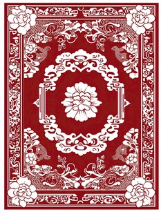 中式传统花纹地毯图案设计