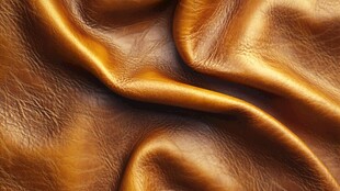 质感棕色皮革纹理特写