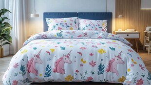 梦幻独角兽主题温馨卧室