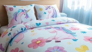 梦幻独角兽主题床上用品