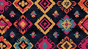 多彩几何民族风图案纹理