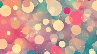 梦幻多彩光斑背景图