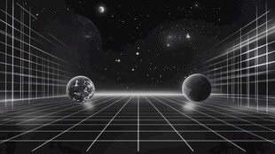 科幻宇宙空间场景画面