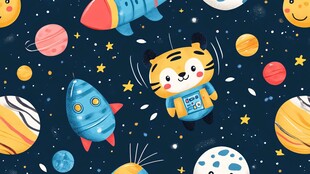 小老虎的梦幻太空之旅