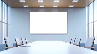 现代简约风格的会议室