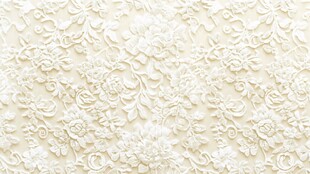 米白色精致花卉纹理图案