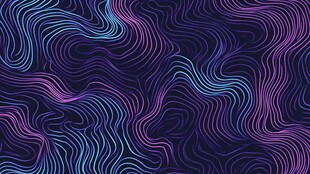 梦幻紫蓝渐变波浪纹理图案