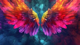 绚丽梦幻双羽翼