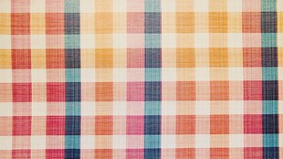 多彩格子布料纹理图案