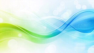 梦幻渐变波浪背景图