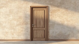 简约室内单扇木质房门