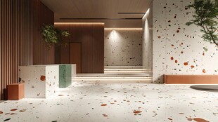 现代简约风室内地面与装饰