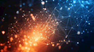 科技感网络粒子动态背景