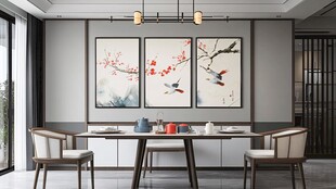 新中式餐厅雅致装饰美学