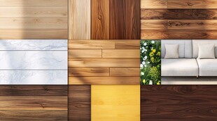 多样材质家居装饰素材集