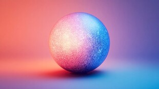 梦幻炫彩渐变球体
