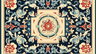 中式古典花纹图案设计