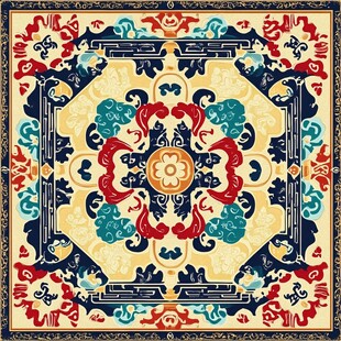 中式传统花纹精美图案