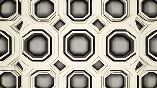 几何图案天花板纹理