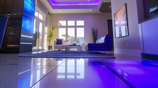 现代炫酷客厅室内空间展示