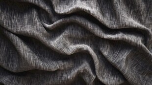 灰色褶皱布料纹理特写