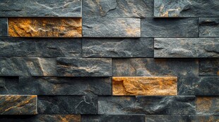 石砌墙面纹理 沉稳大气