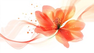 梦幻橙花 灵动飘逸之美