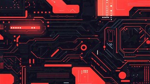 赛博朋克风科技电路板背景