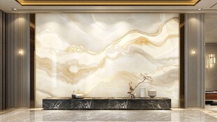 奢华大理石背景墙室内设计