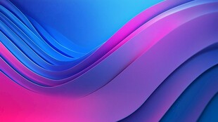 绚丽渐变波浪背景图案