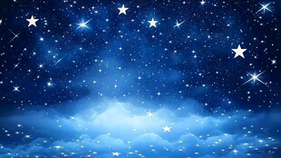 梦幻星空夜景背景图