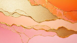 多彩渐变金箔纹理背景图