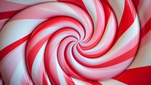 缤纷旋纹棒棒糖特写