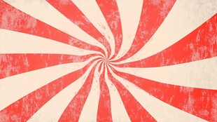 红白放射条纹复古背景图