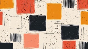 几何色块抽象图案背景