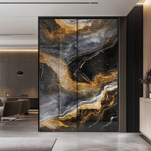 奢华大理石纹理艺术隔断