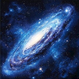 璀璨螺旋星系宇宙美景