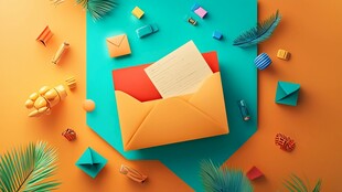 多彩信封与周边精致小物