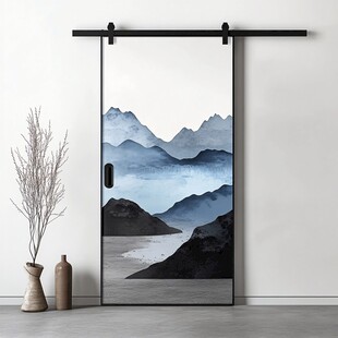 水墨山水移门 尽显雅致